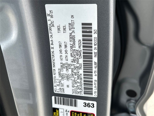 2025 Toyota Tacoma SR5