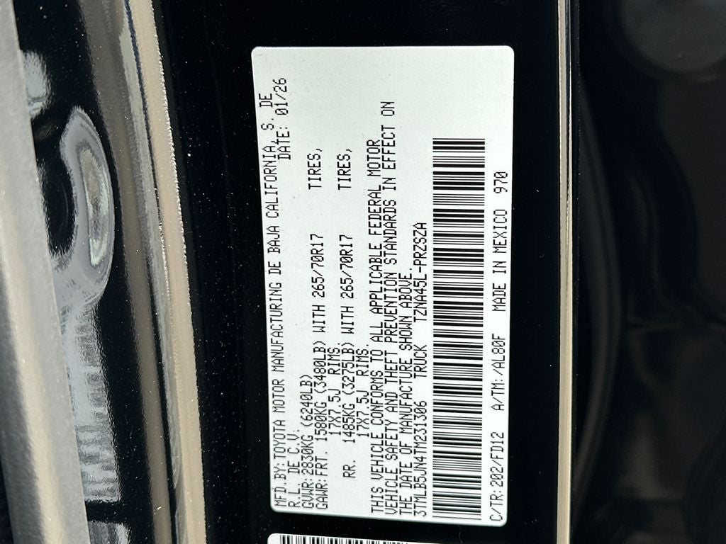 2026 Toyota Tacoma TRD Off-Road