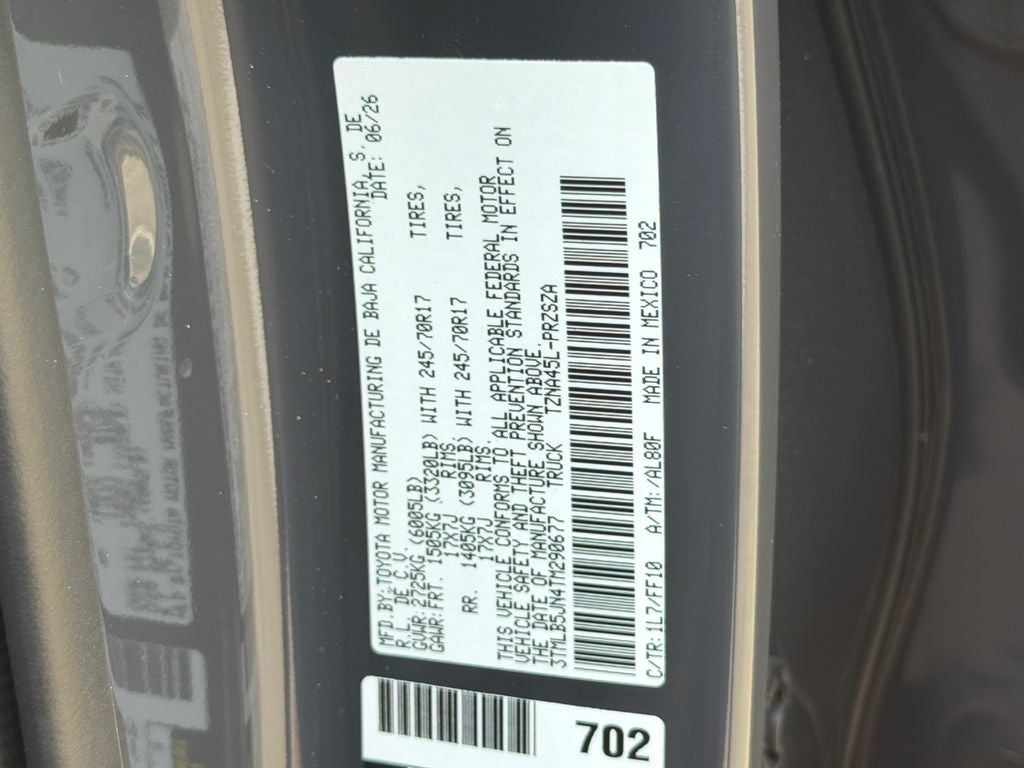 2026 Toyota Tacoma SR5