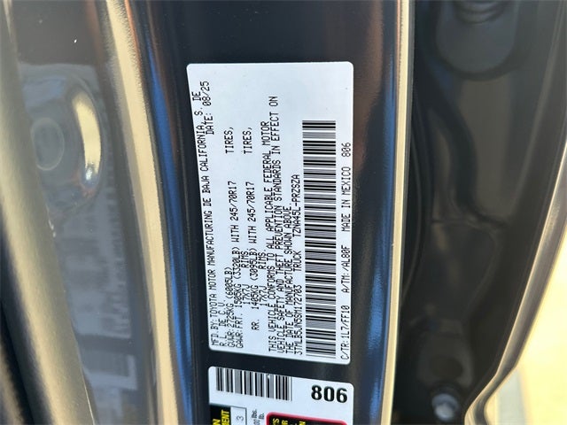 2025 Toyota Tacoma SR5