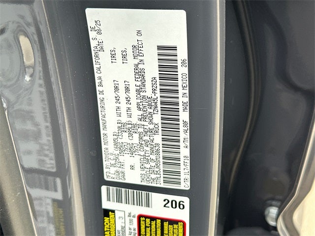 2025 Toyota Tacoma SR5