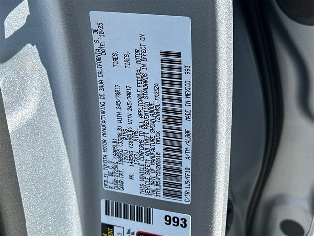 2025 Toyota Tacoma SR5