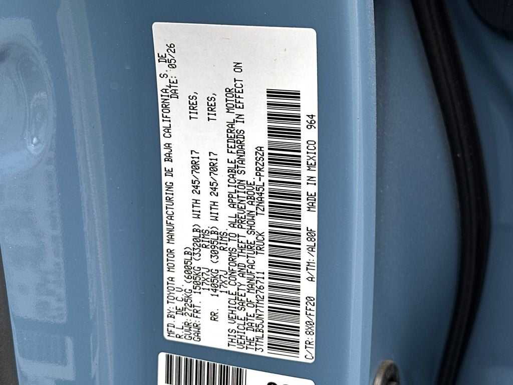 2026 Toyota Tacoma SR5