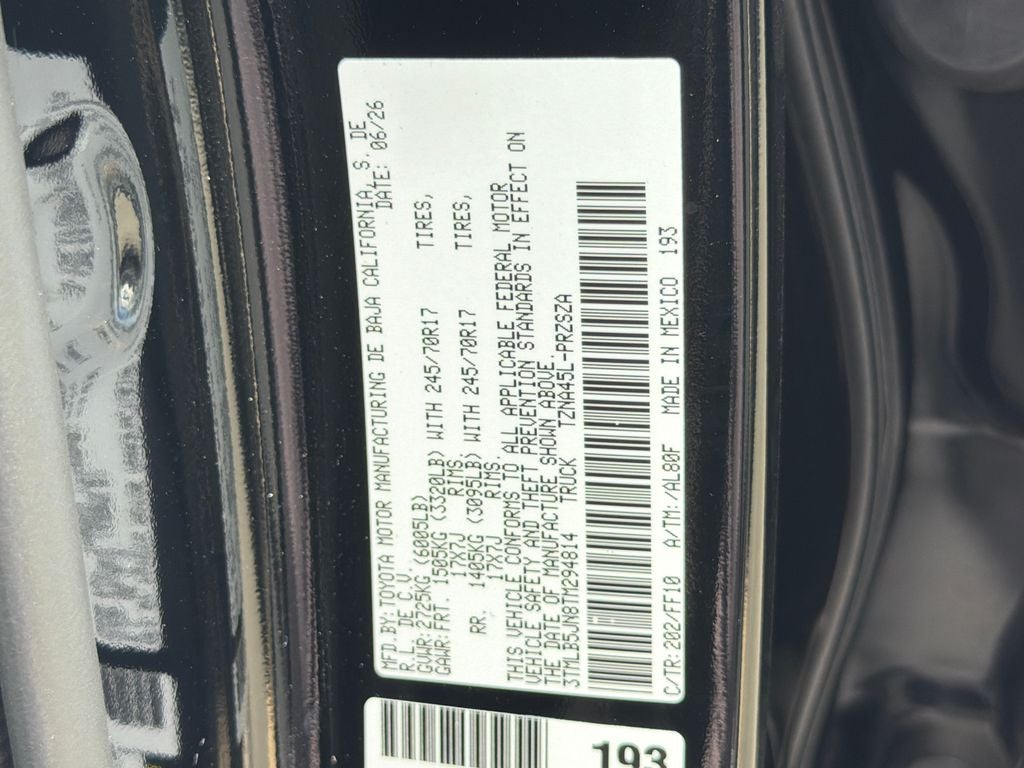 2026 Toyota Tacoma SR5