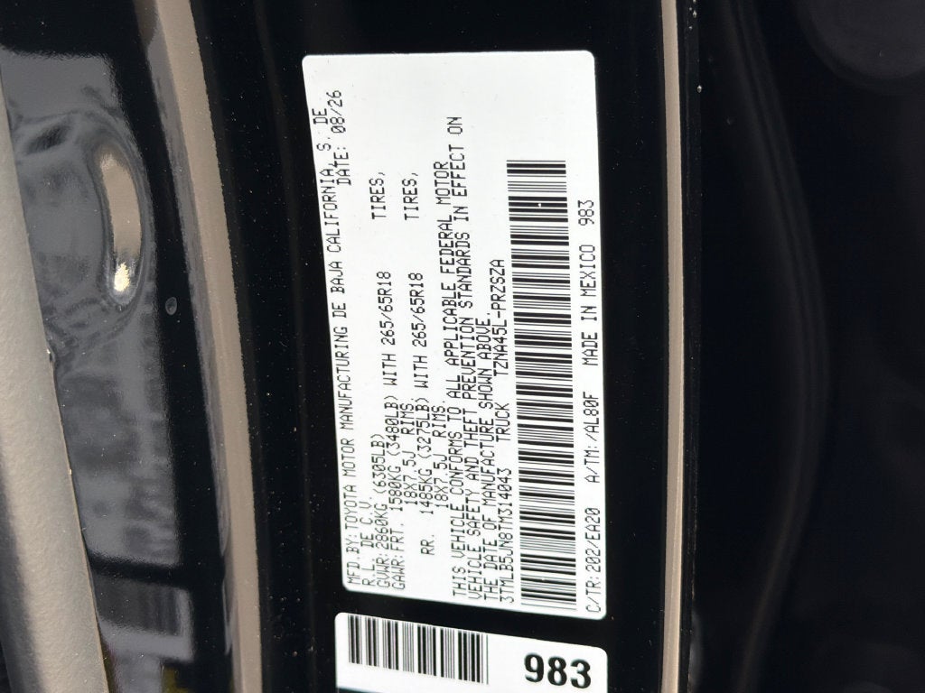 2026 Toyota Tacoma TRD Off-Road