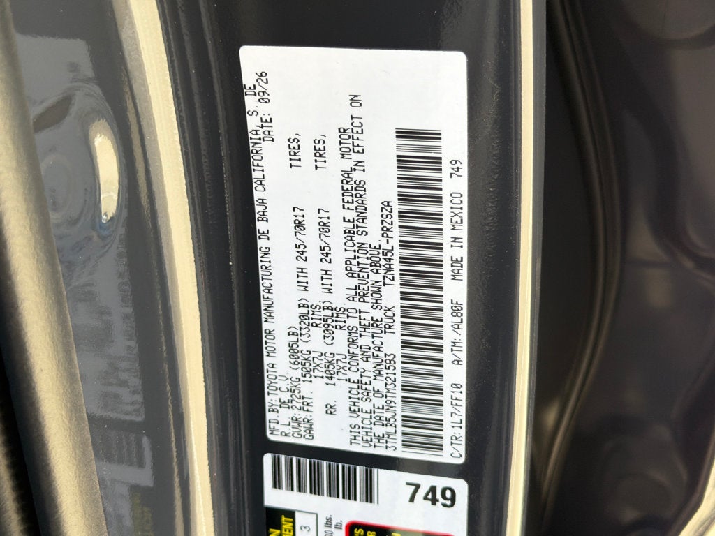 2026 Toyota Tacoma SR5