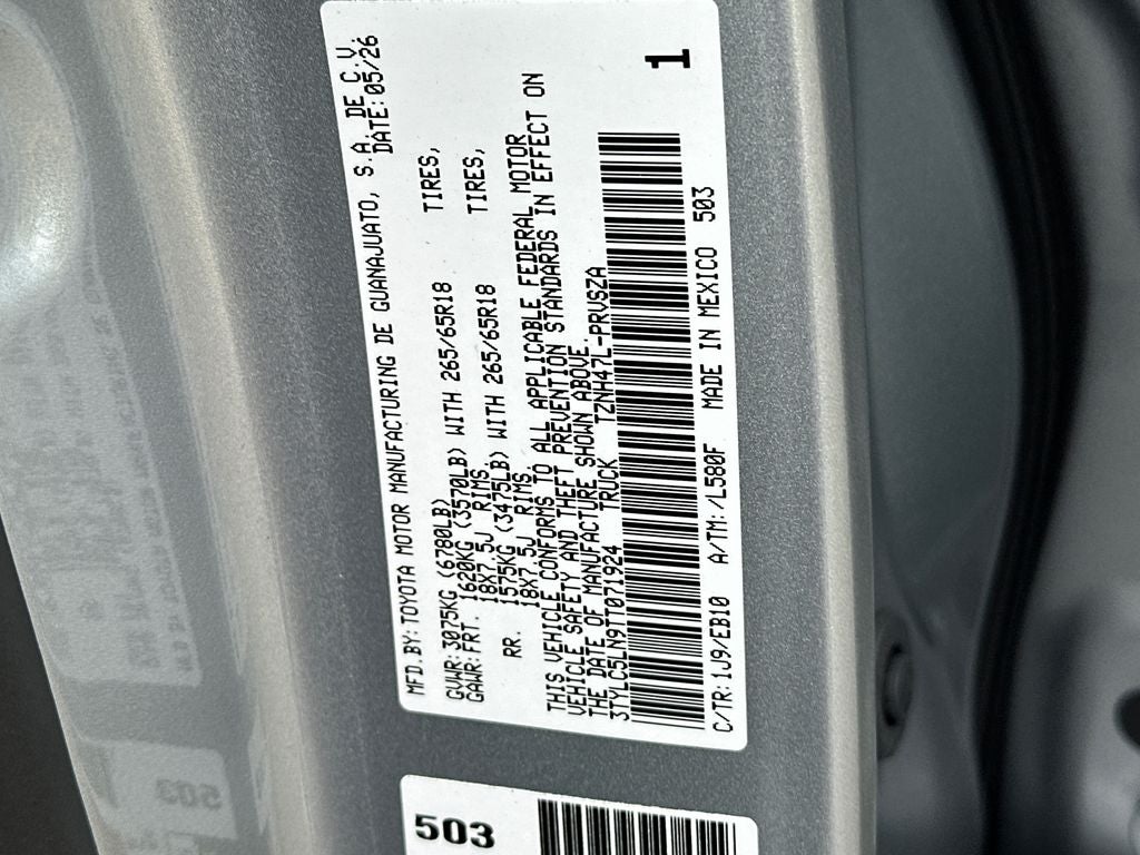 2026 Toyota Tacoma i-FORCE MAX Tacoma Limited