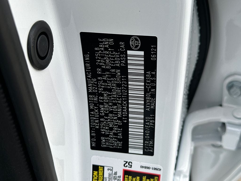 2026 Toyota Camry SE