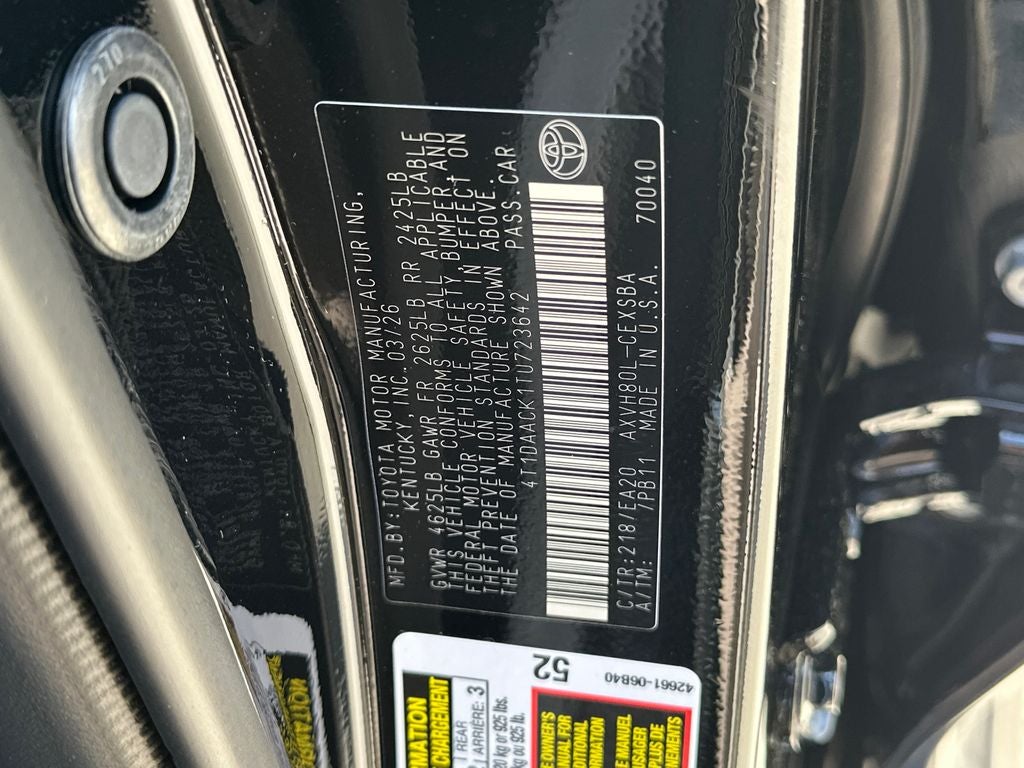 2026 Toyota Camry SE