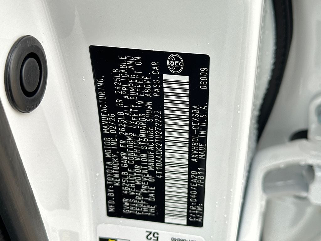 2026 Toyota Camry SE