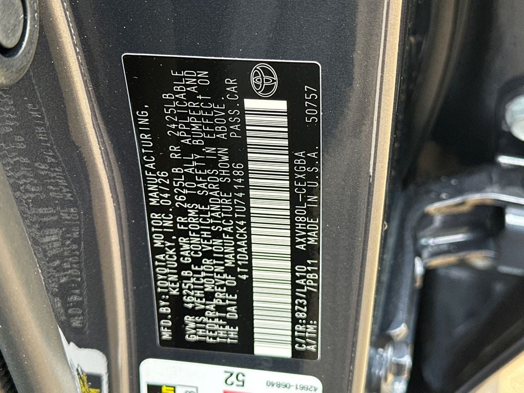 2026 Toyota Camry XLE