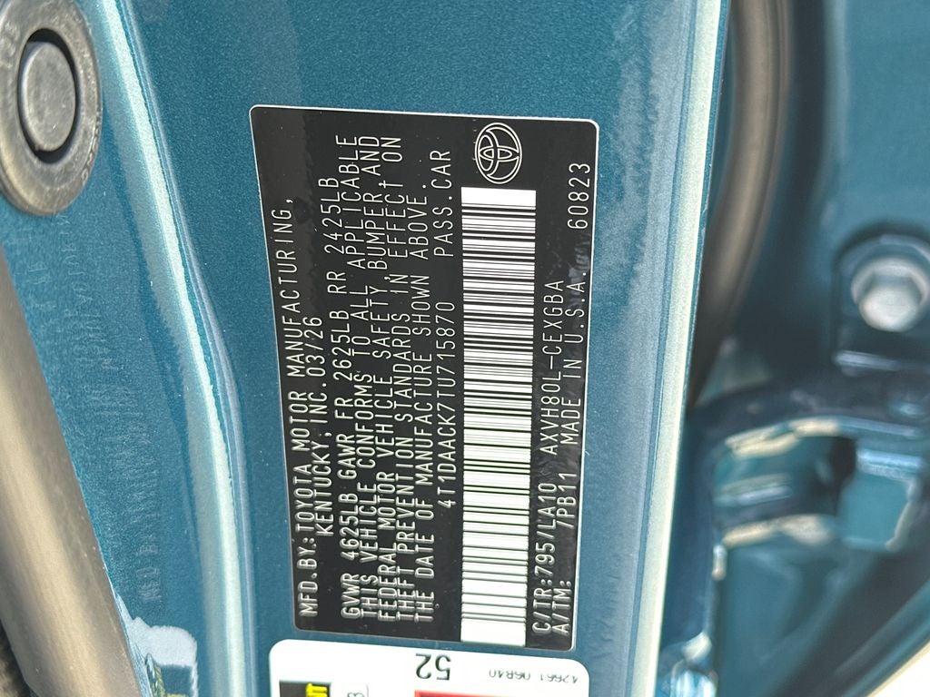 2026 Toyota Camry XLE