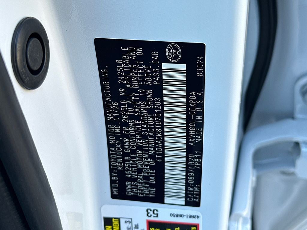 2026 Toyota Camry XSE