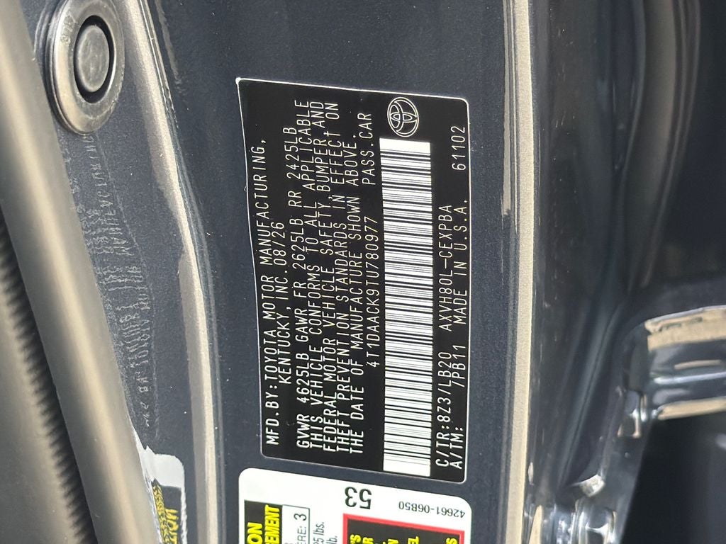 2026 Toyota Camry XSE