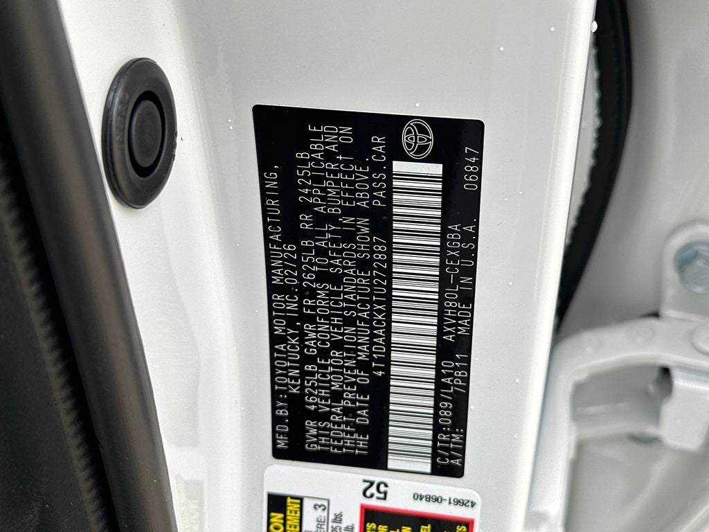 2026 Toyota Camry XLE