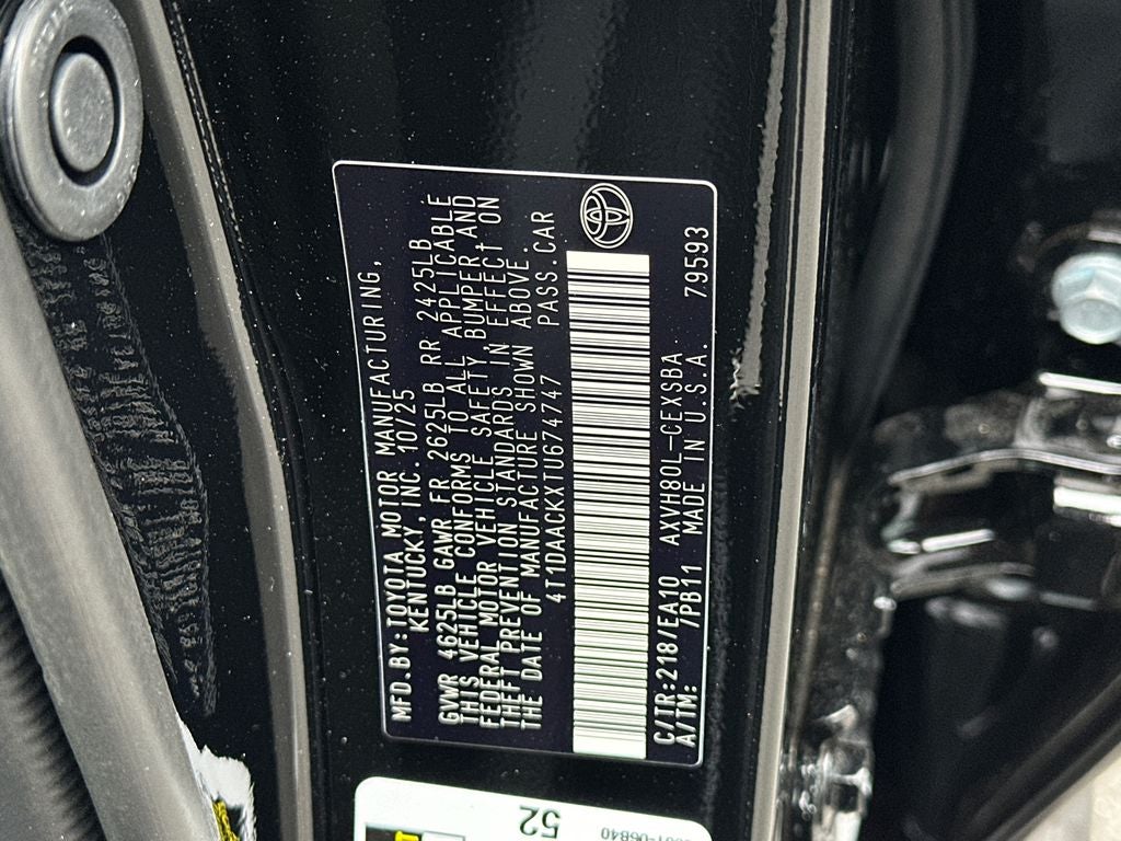 2026 Toyota Camry SE
