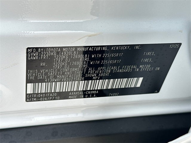 2025 Toyota RAV4 Hybrid XLE