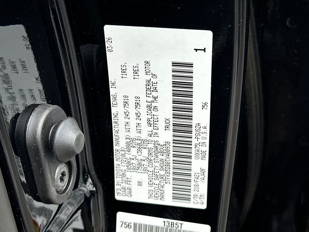 2026 Toyota Tundra SR