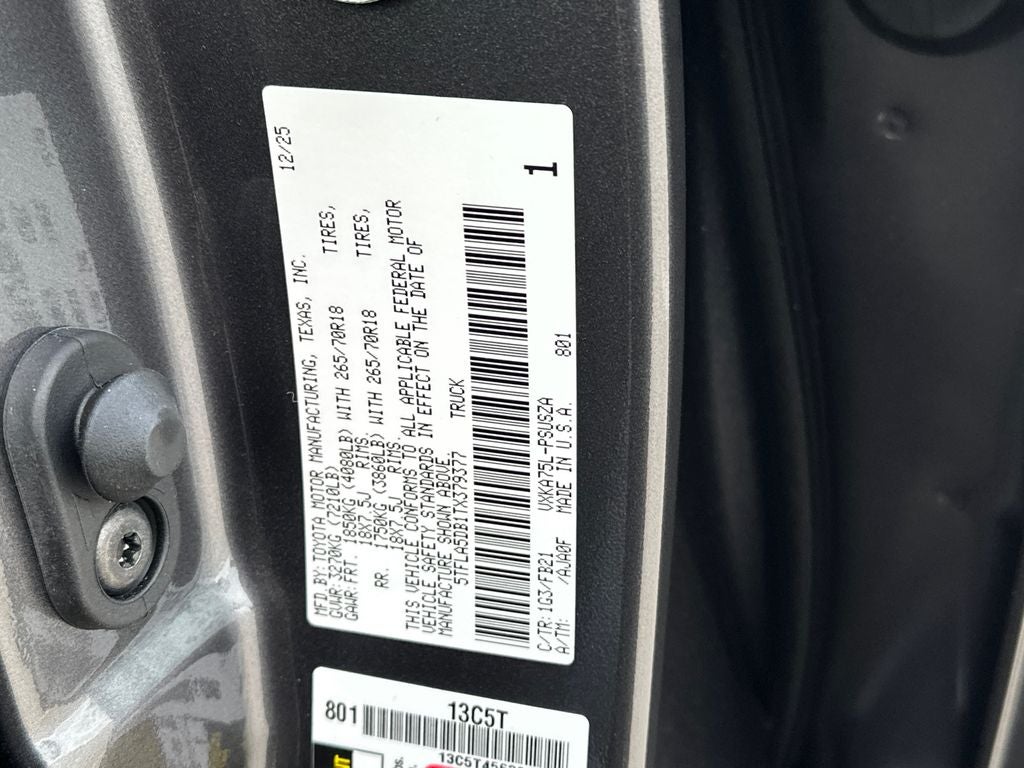 2026 Toyota Tundra SR5