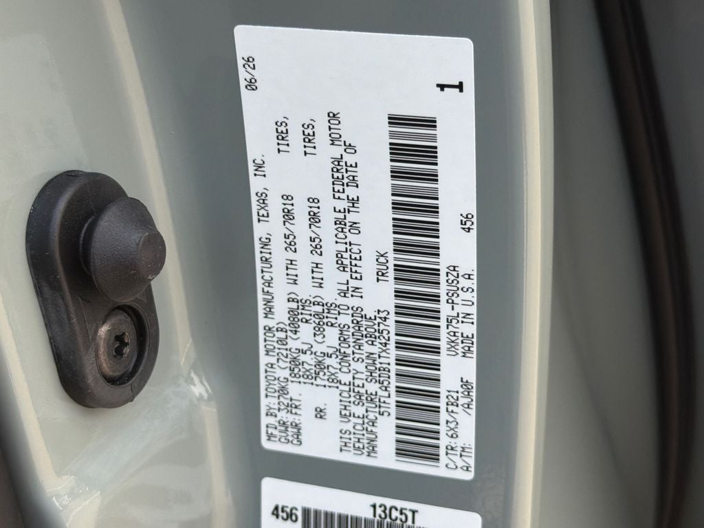 2026 Toyota Tundra SR5