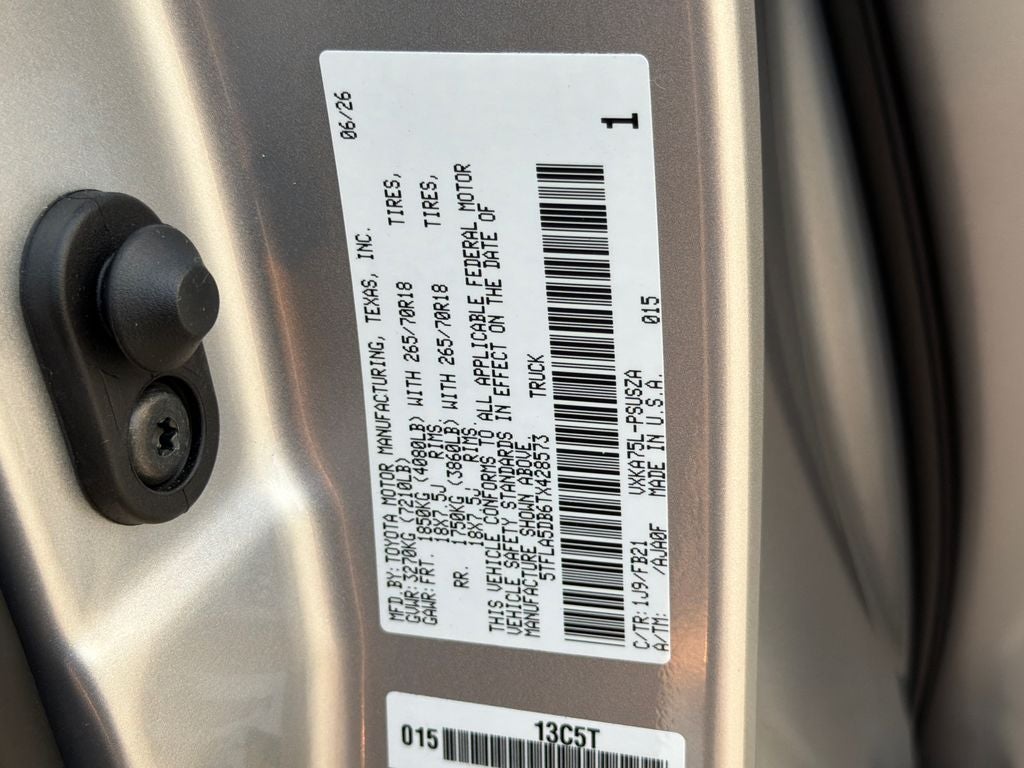 2026 Toyota Tundra SR5