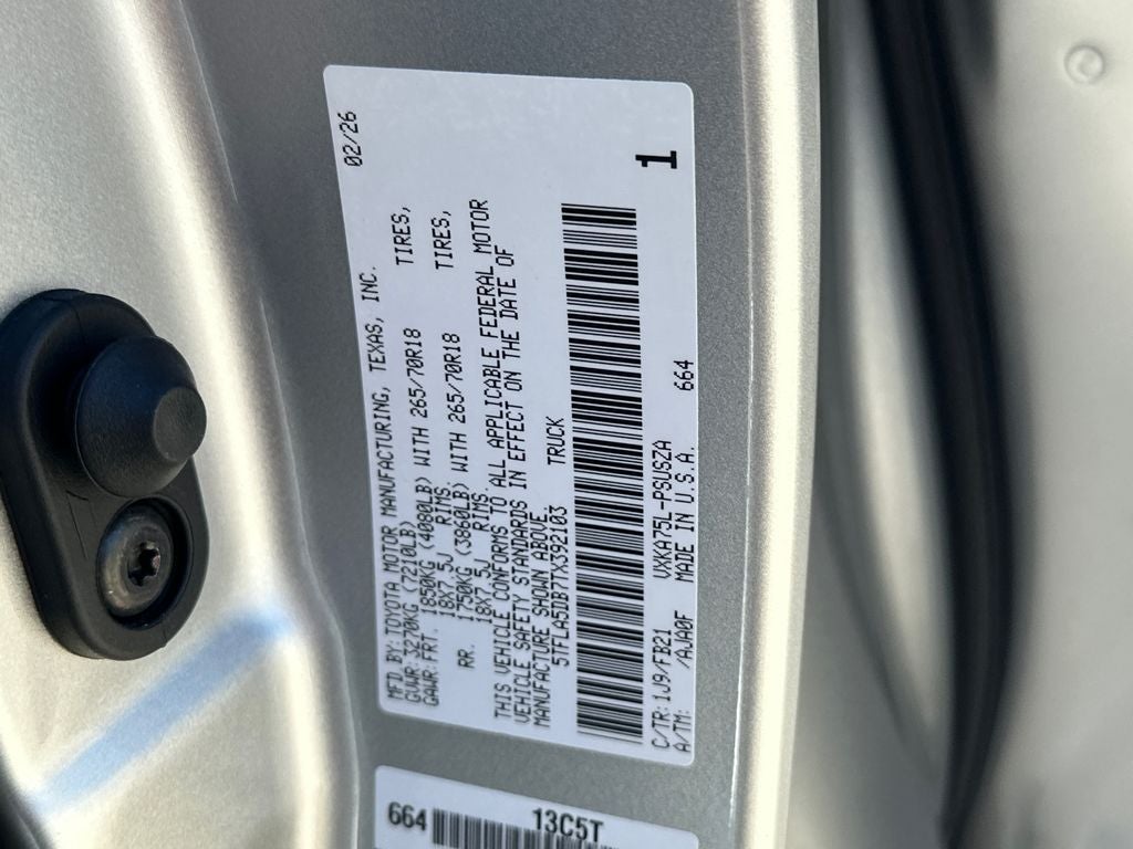 2026 Toyota Tundra SR5