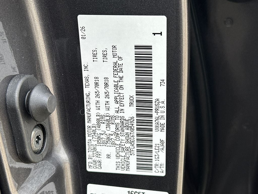 2026 Toyota Tundra SR5