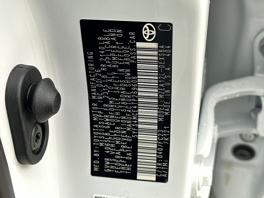 2026 Toyota Corolla SE