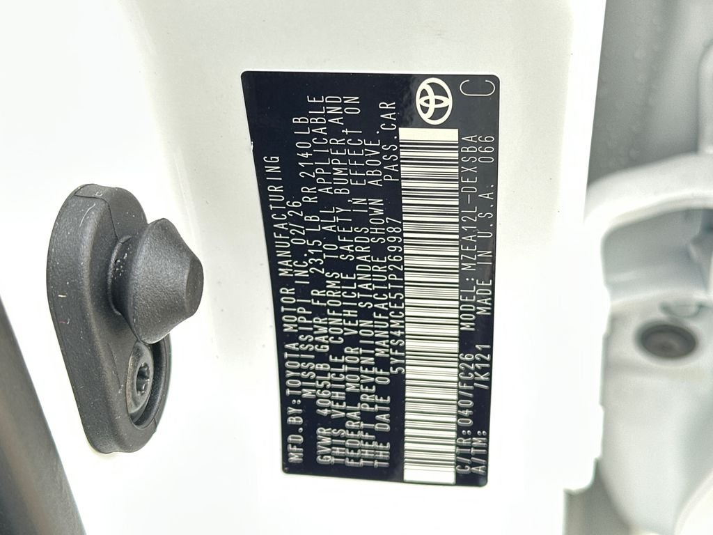 2026 Toyota Corolla SE