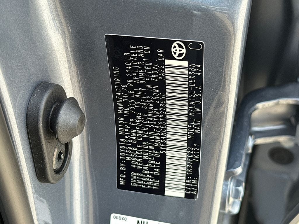 2026 Toyota Corolla SE