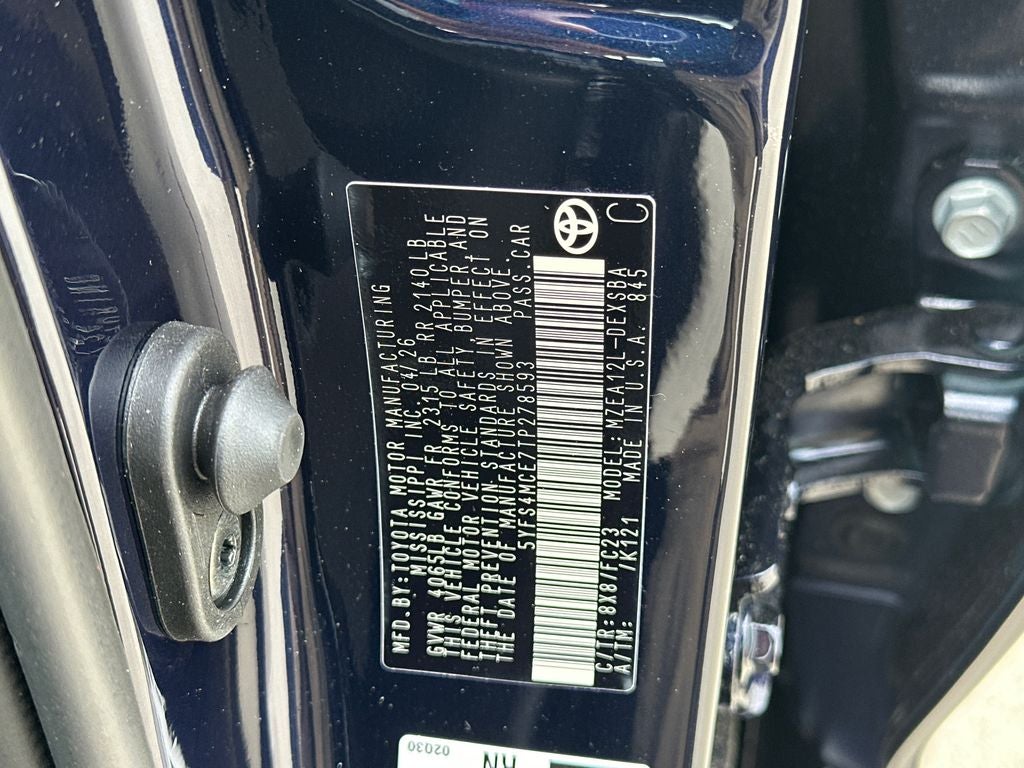 2026 Toyota Corolla SE