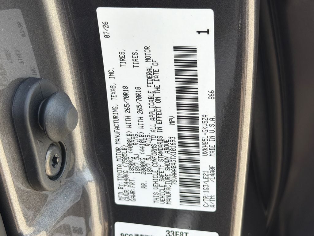 2026 Toyota Sequoia SR5