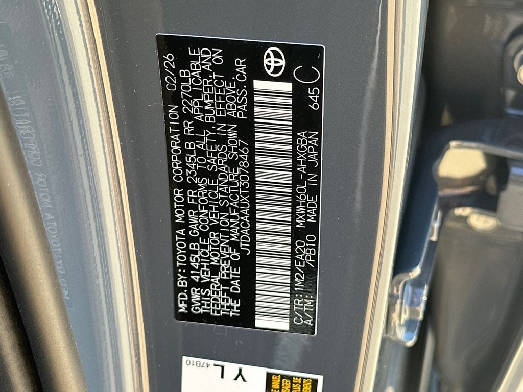 2026 Toyota Prius XLE