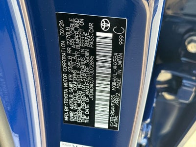 2026 Toyota Prius Plug-in Hybrid SE