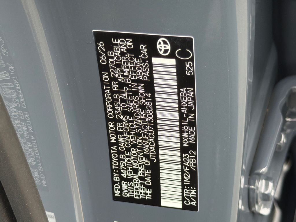 2026 Toyota Prius Plug-in Hybrid SE