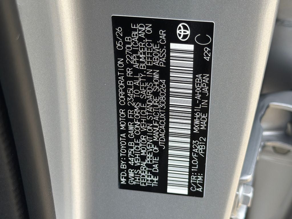 2026 Toyota Prius Plug-in Hybrid SE