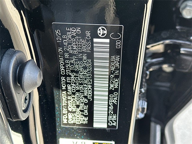 2026 Toyota Corolla Hybrid LE