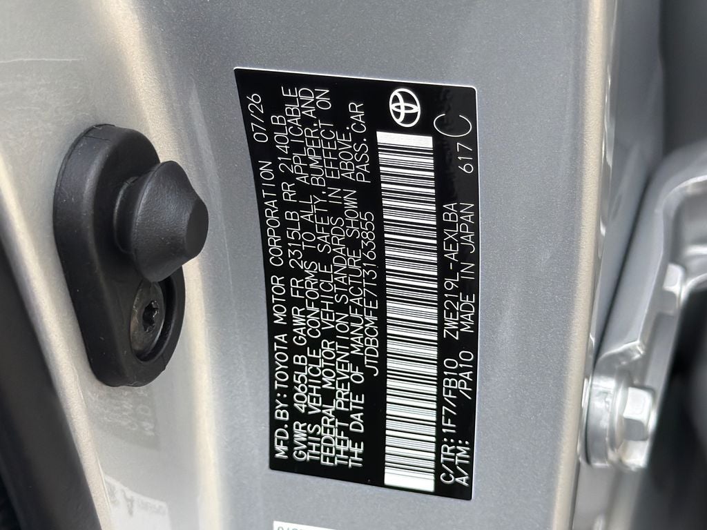 2026 Toyota Corolla Hybrid LE