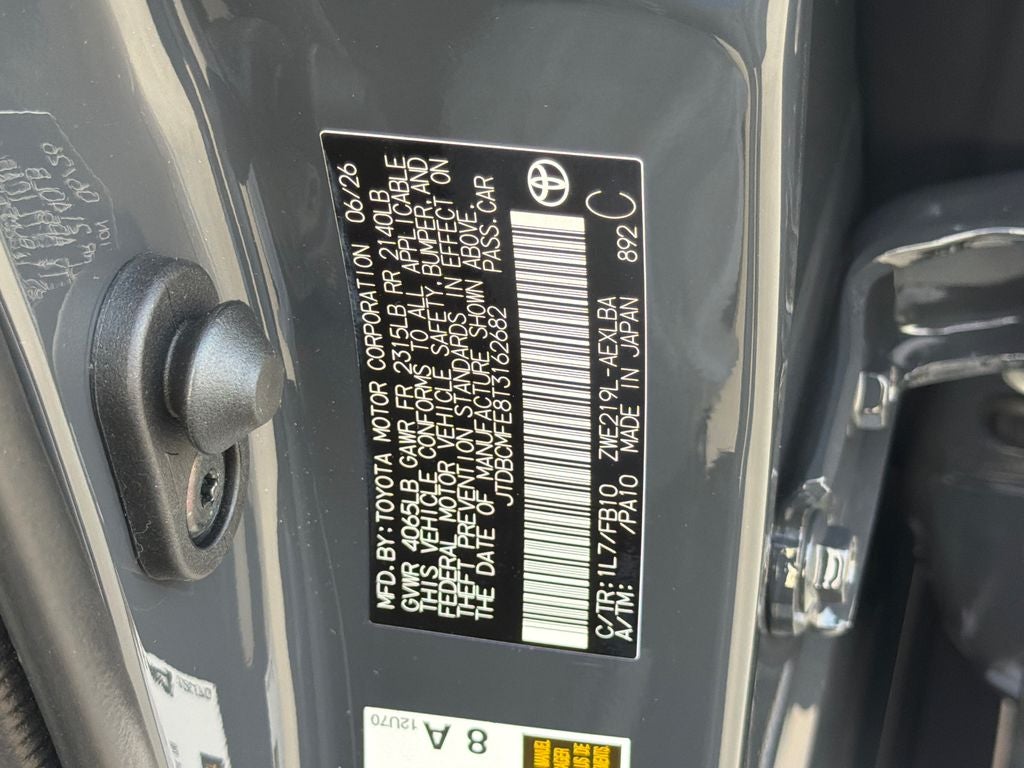 2026 Toyota Corolla Hybrid LE