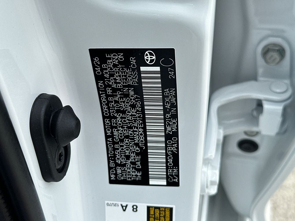 2026 Toyota Corolla Hybrid LE
