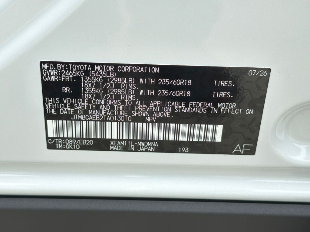 2026 Toyota bZ XLE