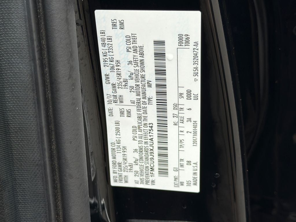 2018 Ford Escape Titanium