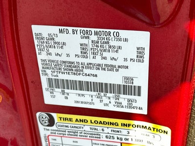 2013 Ford F-150 Lariat