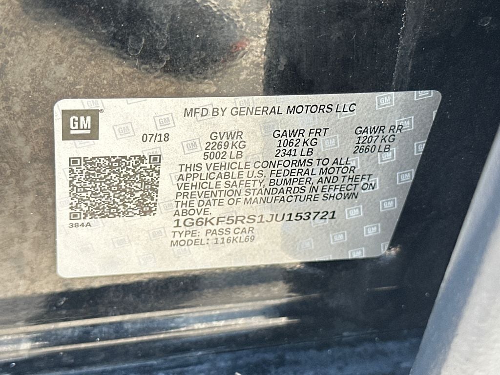 2018 Cadillac CT6 3.6L Premium Luxury