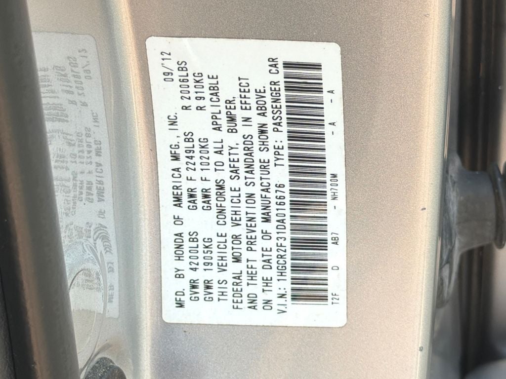 2013 Honda Accord LX