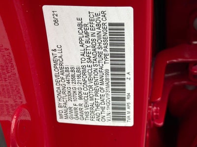 2021 Honda Accord Sport