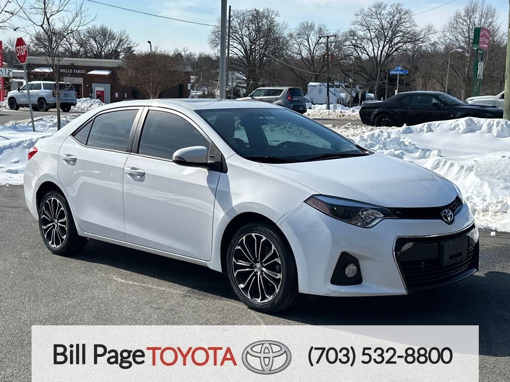 2016 Toyota Corolla S Plus
