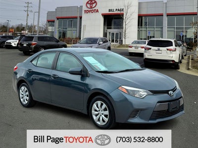 2016 Toyota Corolla LE