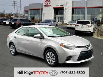 2016 Toyota Corolla LE
