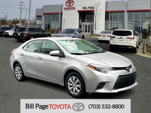 2016 Toyota Corolla LE
